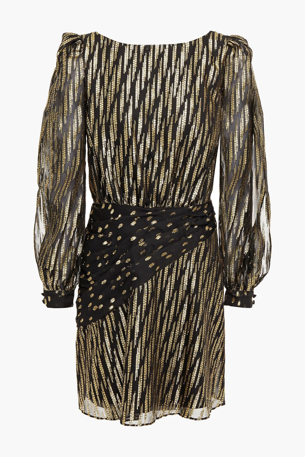 rachel zoe metallic dress