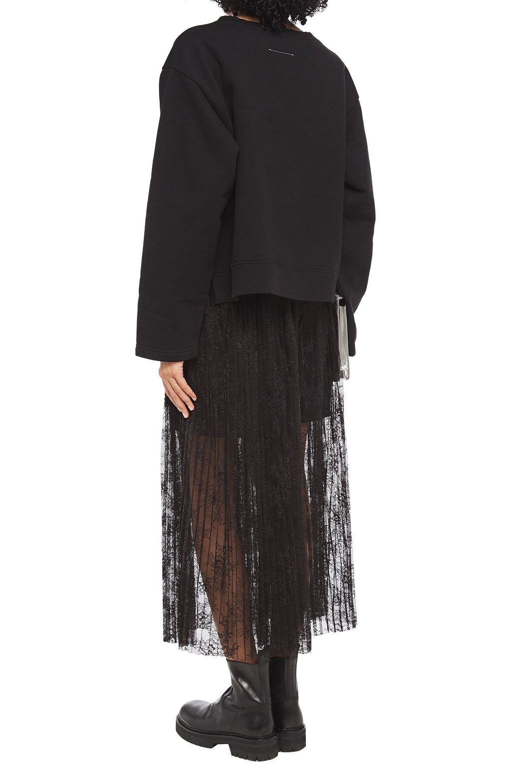 MM6 MAISON MARGIELA Pleated lace culottes
