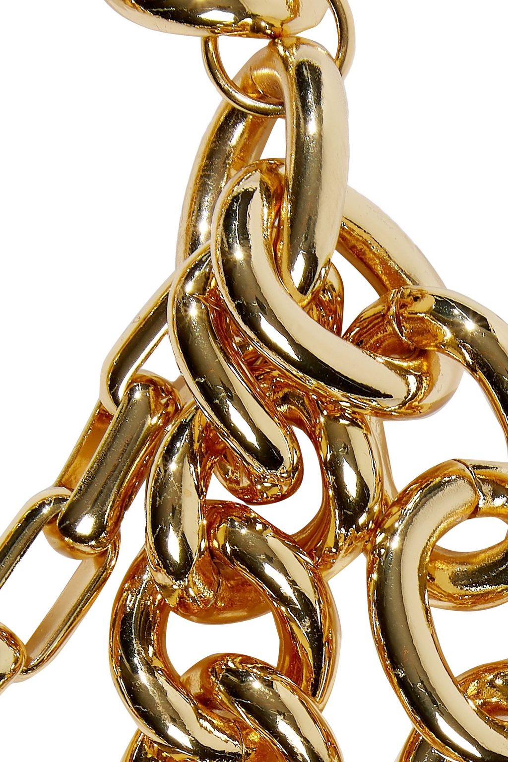 KENNETH JAY LANE 22-karat gold-plated necklace