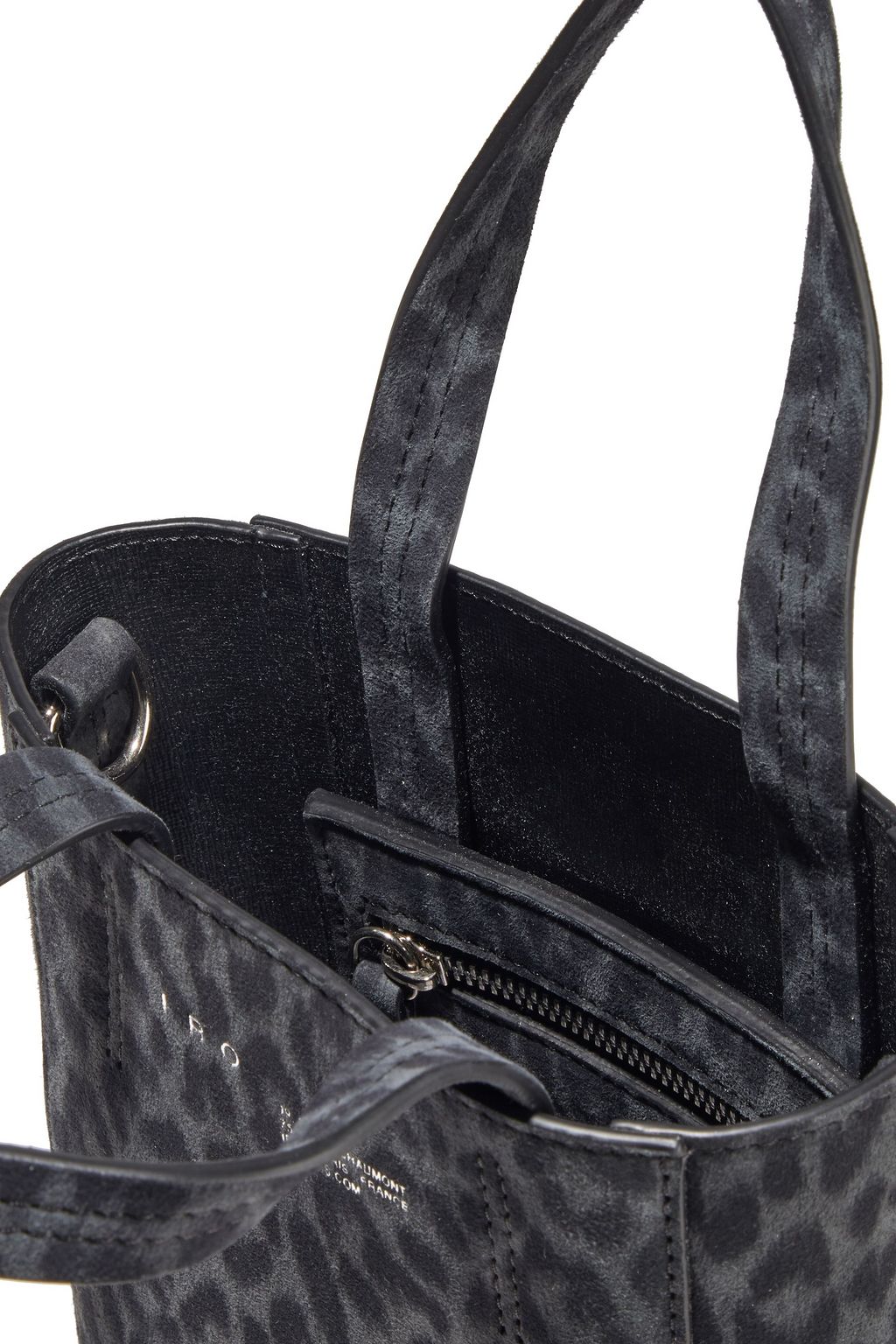 IRO Broome leopard-print suede tote