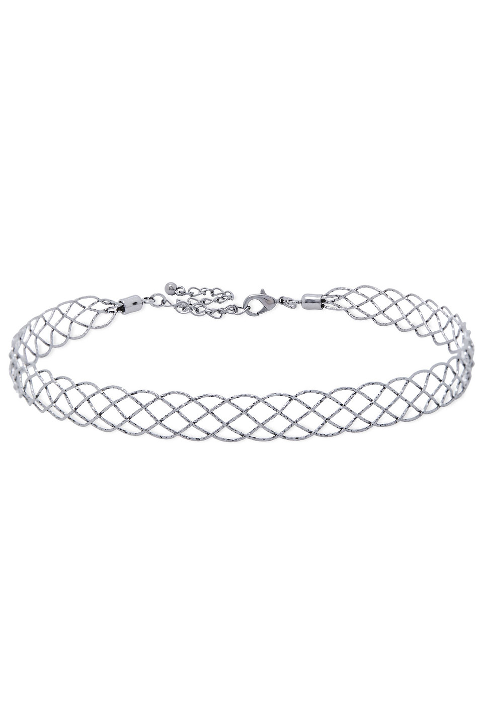 Kenneth Jay Lane Woman Gunmetal-tone Choker Black Size --