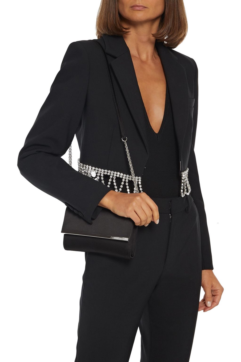 JUDITH LEIBER COUTURE Satin clutch