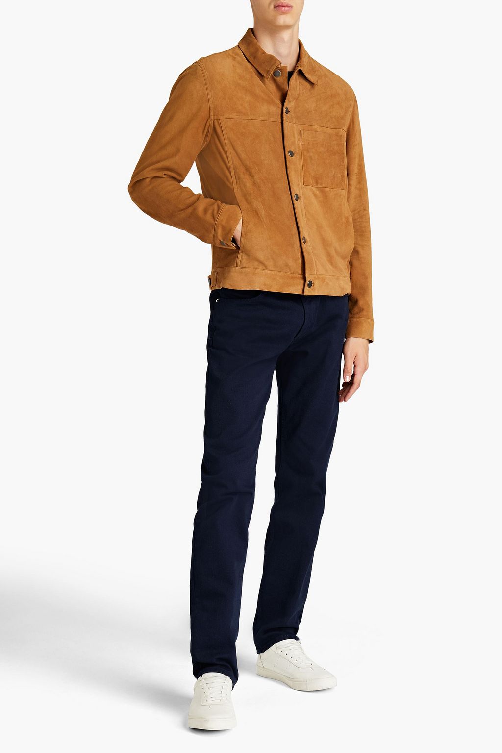 THEORY Patterson suede jacket