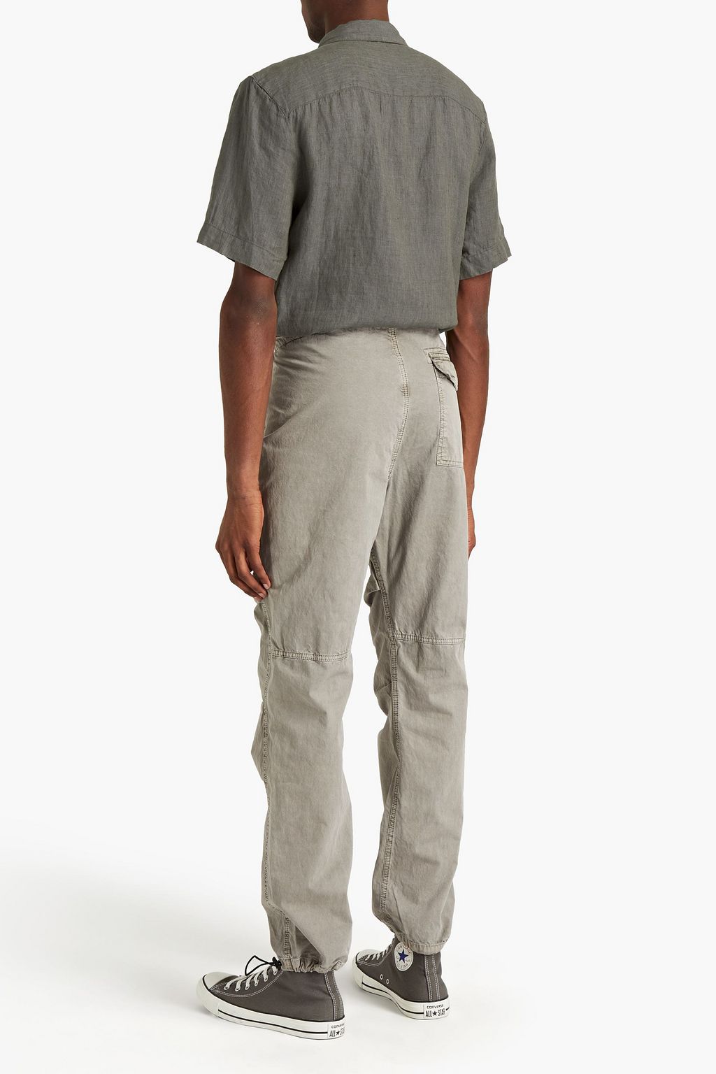 JAMES PERSE Mélange linen shirt
