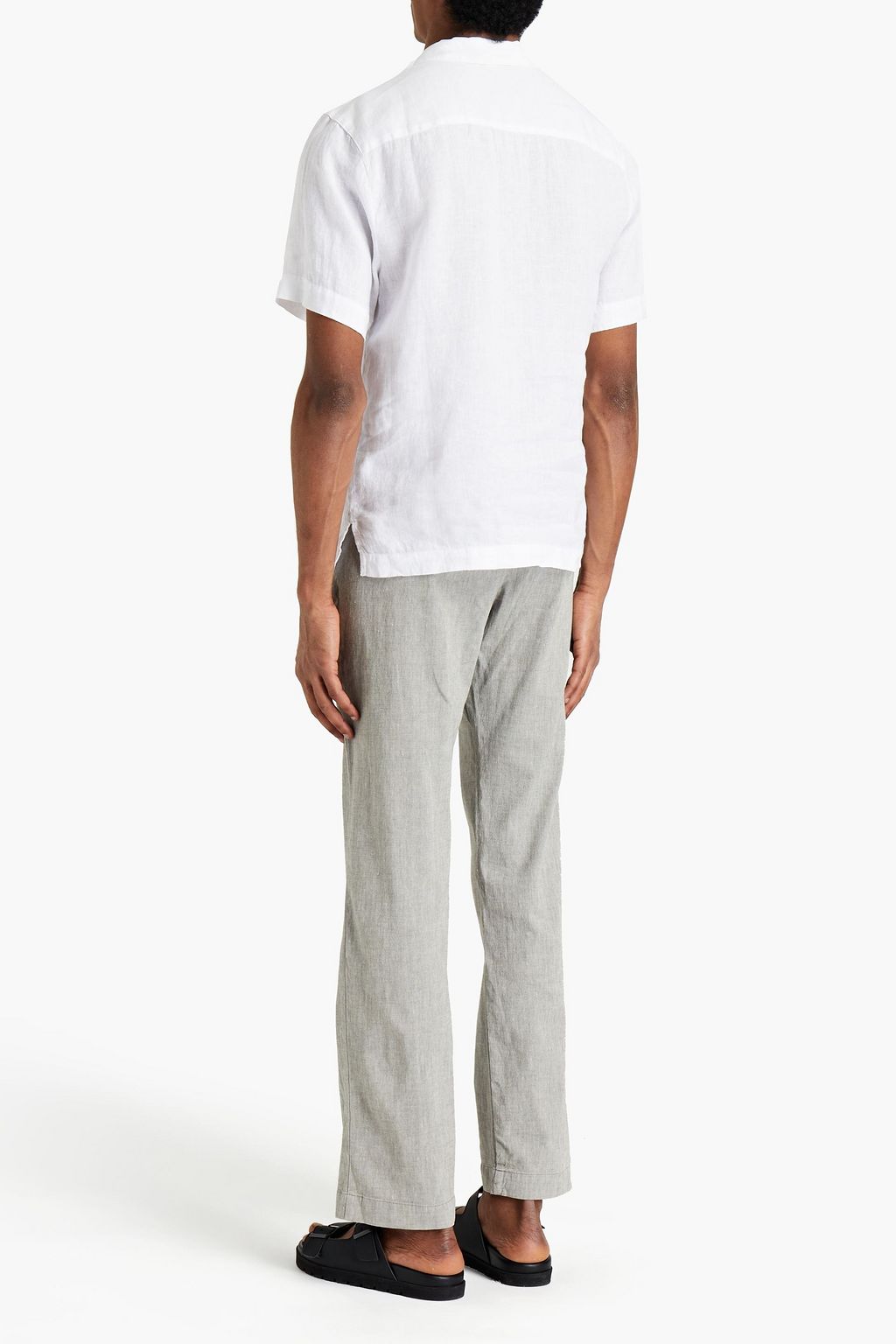 JAMES PERSE Mélange linen shirt