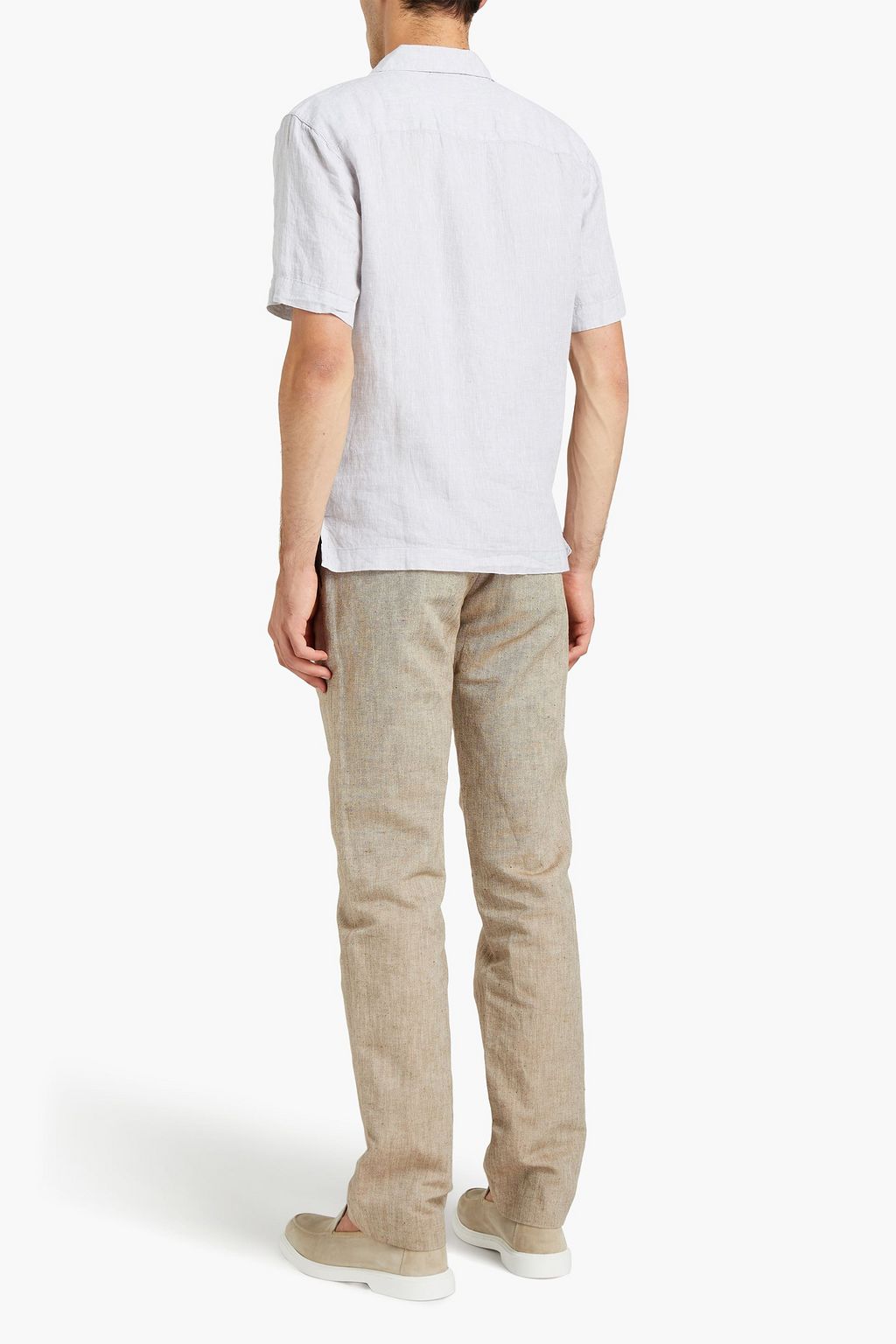 JAMES PERSE Mélange linen shirt