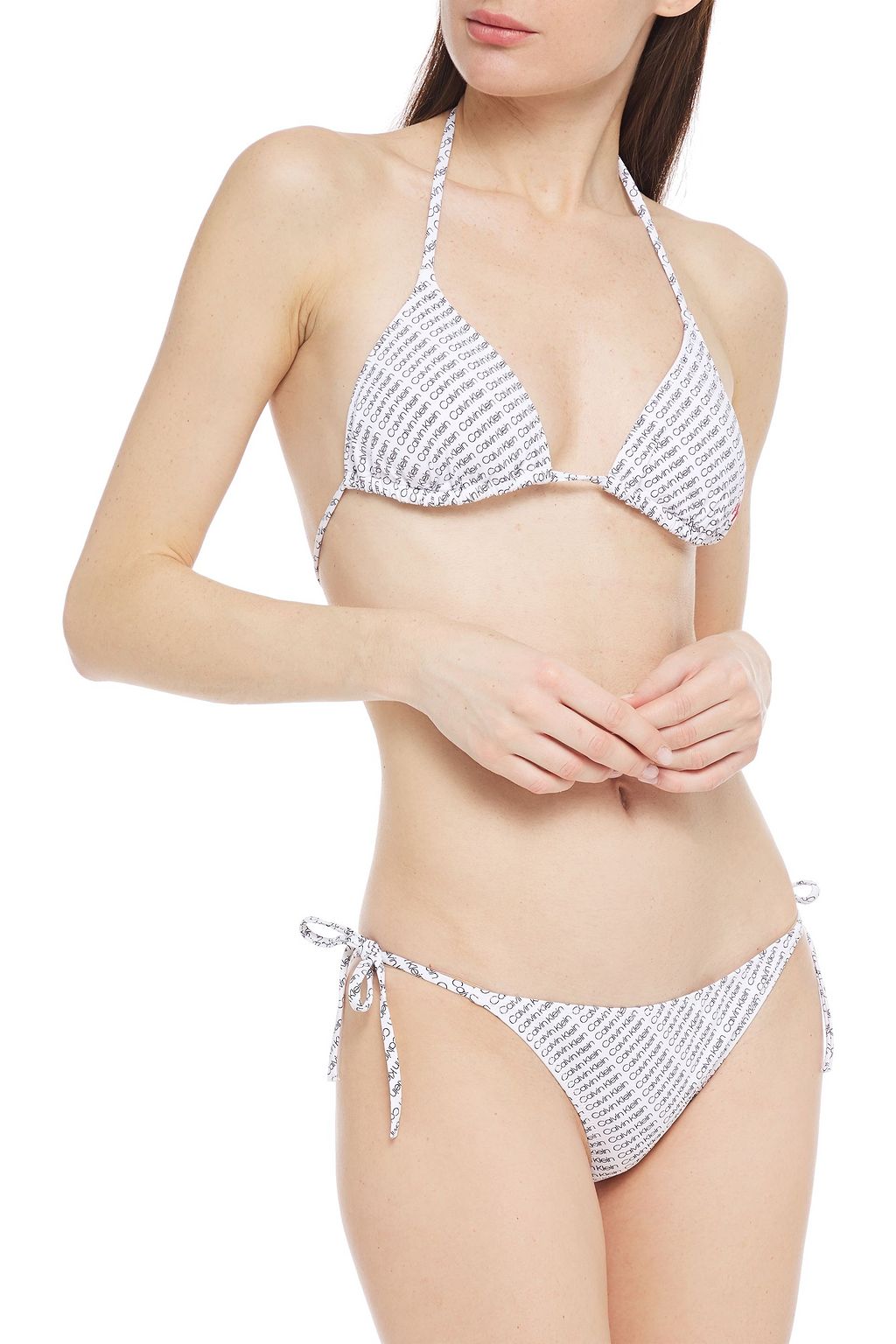 CALVIN KLEIN Printed low-rise bikini briefs