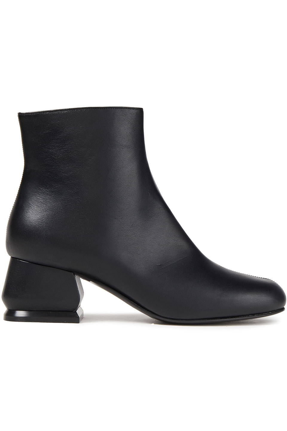 Marni Woman Leather Ankle Boots Black Size 35