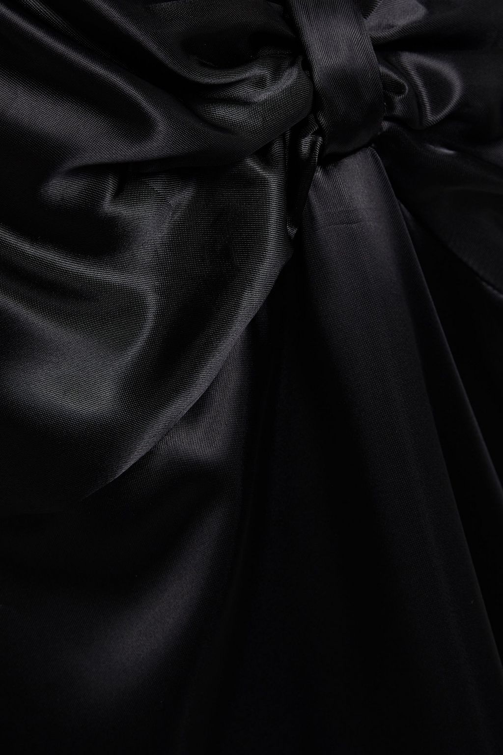 MM6 MAISON MARGIELA Cold-shoulder knotted draped satin top