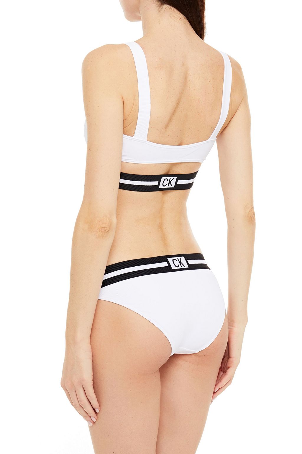 CALVIN KLEIN Printed low-rise bikini briefs