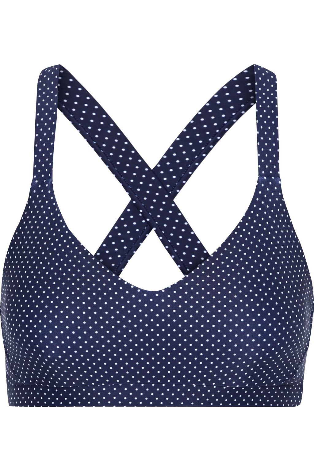 polka dot sports bra