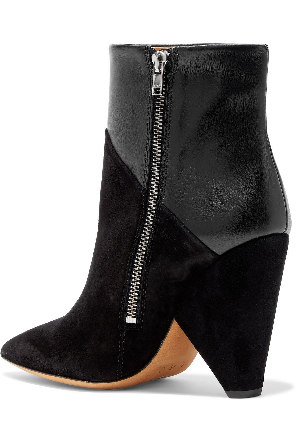 IRO Vileana leather and suede ankle boots