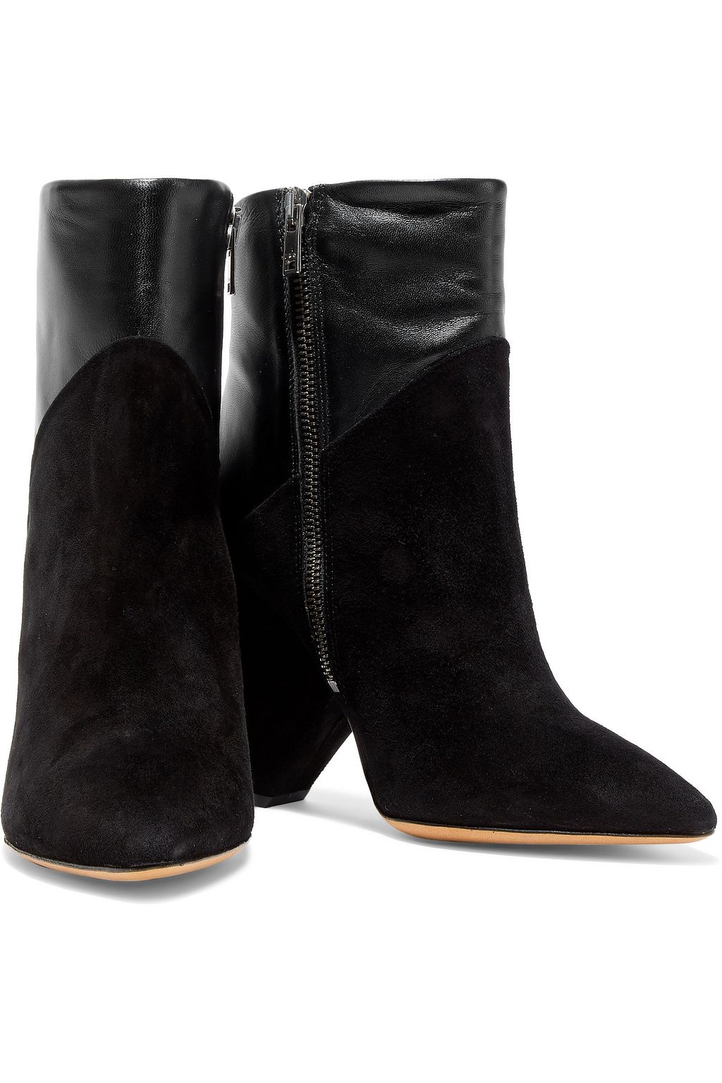 IRO Vileana leather and suede ankle boots