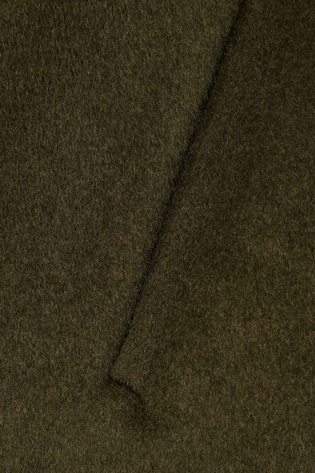 CHARLI Adine belted wool-felt wrap coat