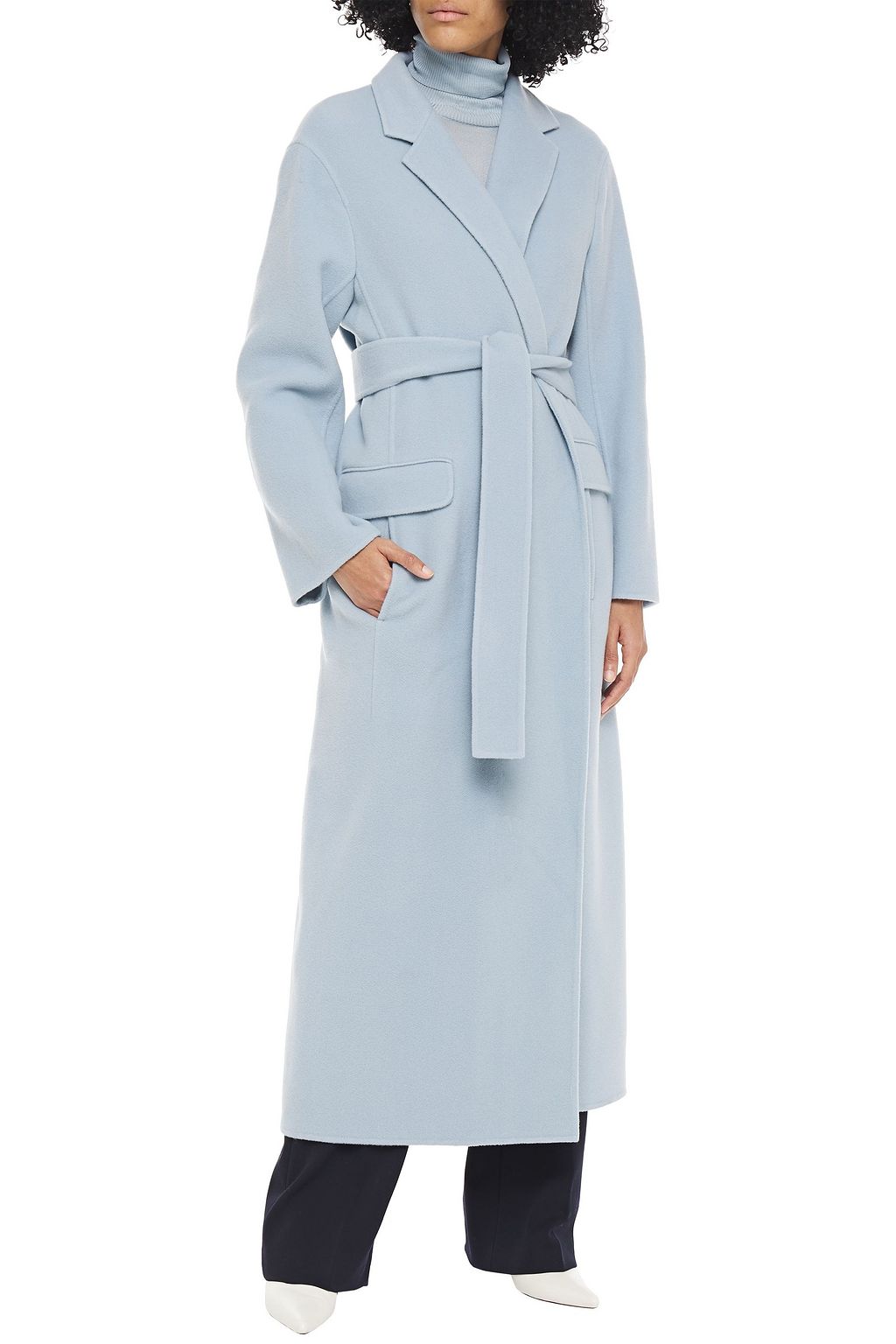 THE ROW Amoy belted cashmere and wool-blend felt coat