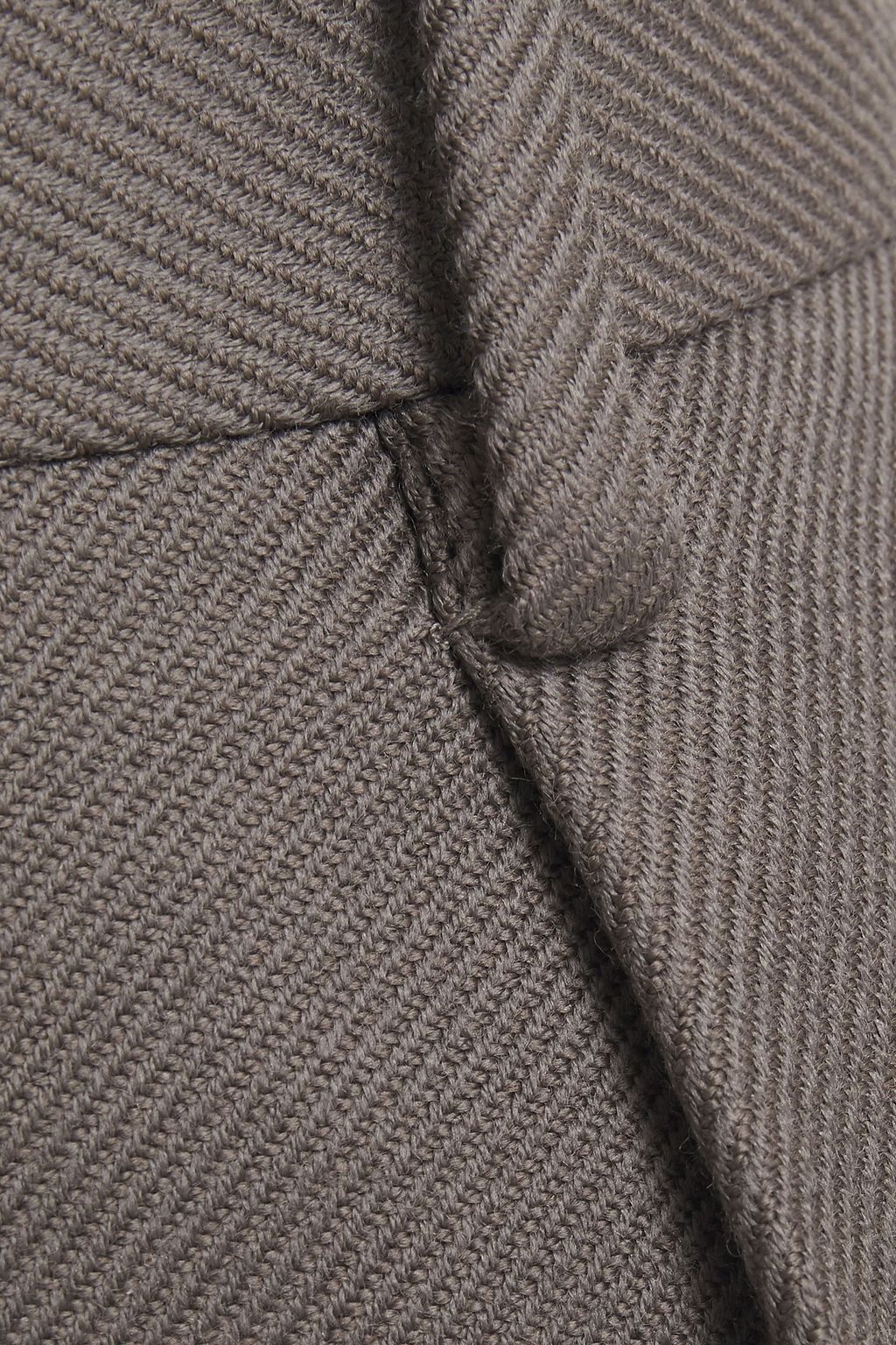 THE ROW Cropped wool-twill tapered pants