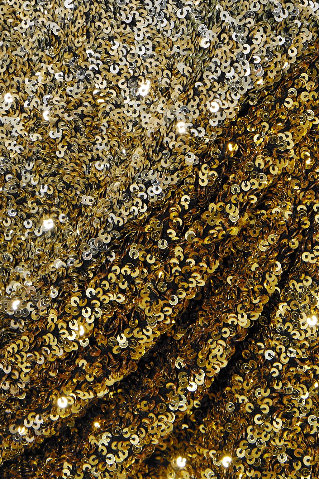 DRIES VAN NOTEN Daria dégradé sequined silk-crepe midi dress