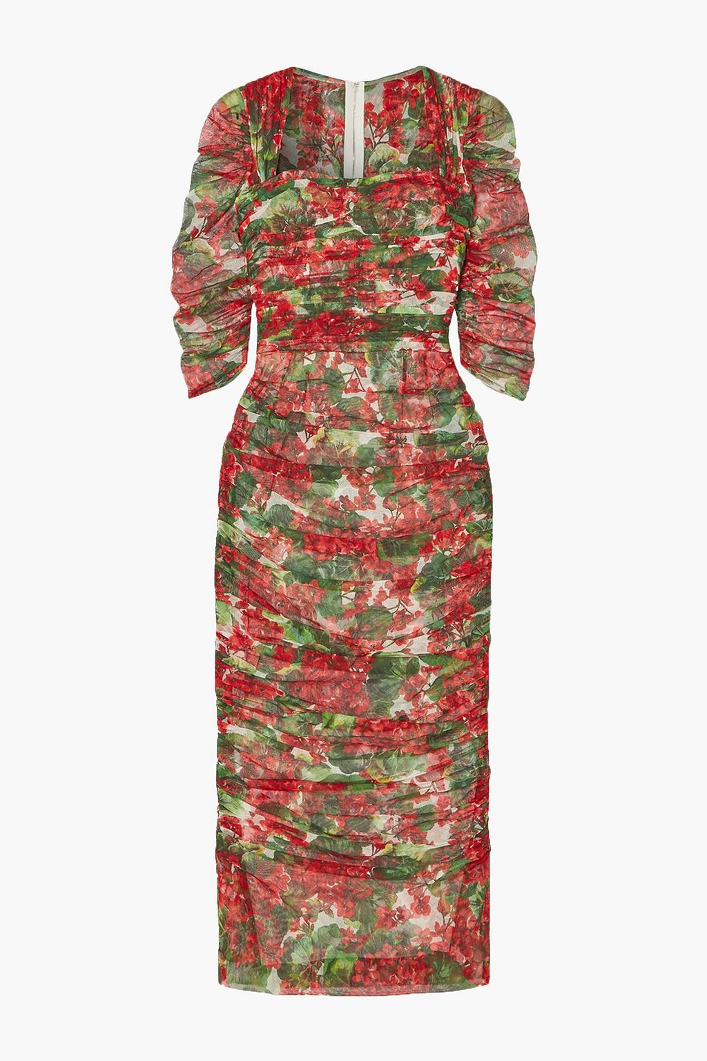 dolce & gabbana printed cotton dress