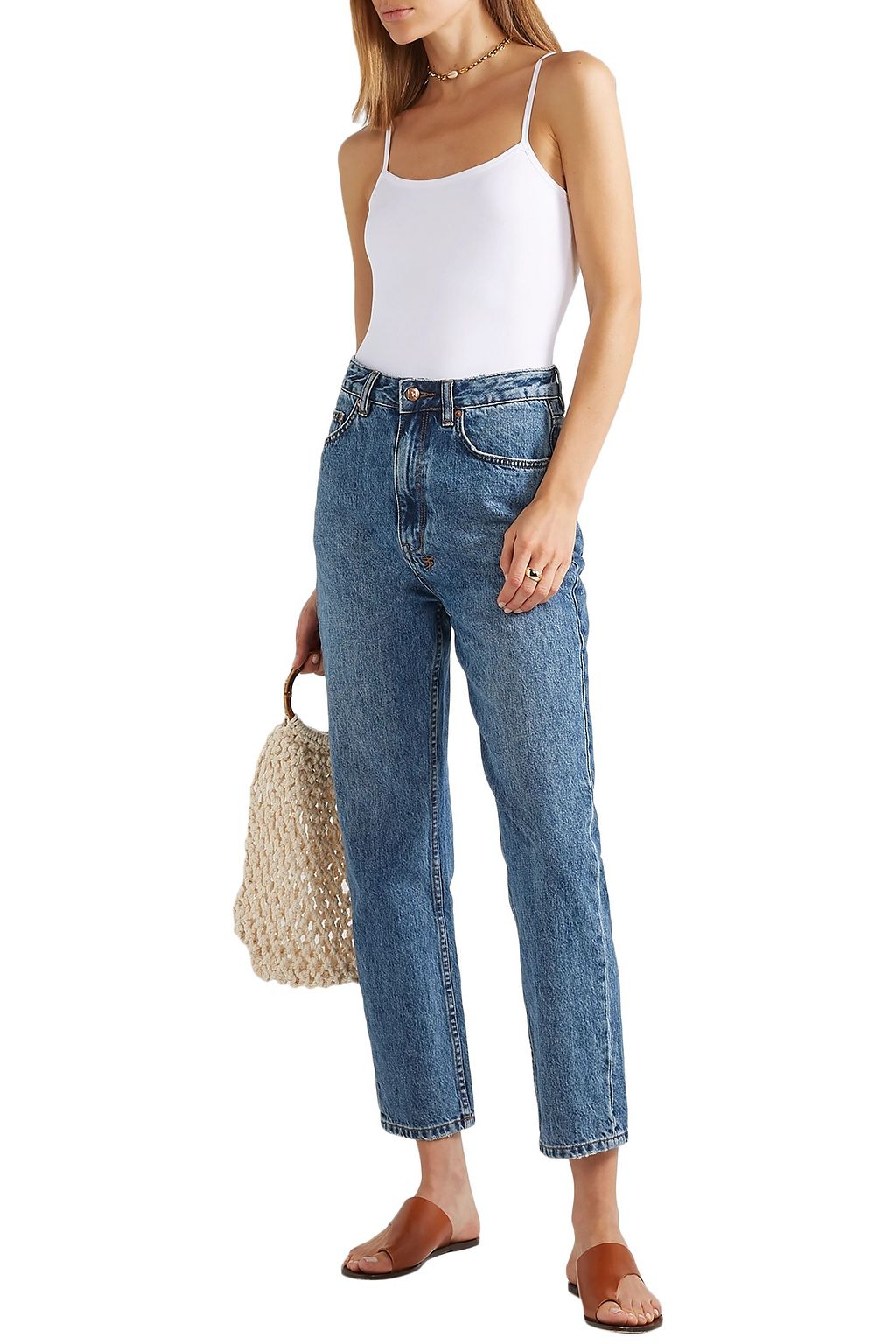 ATM ANTHONY THOMAS MELILLO Stretch-Pima cotton jersey thong bodysuit