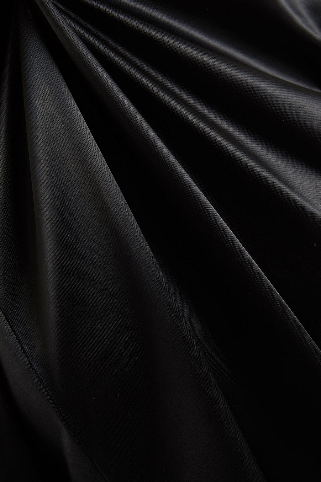 RODEBJER Julinka gathered satin midi dress