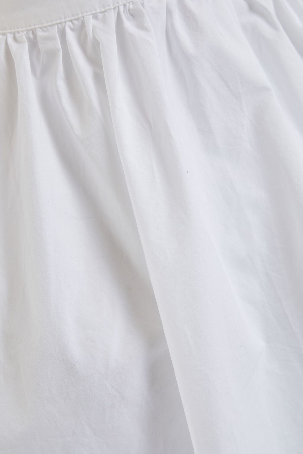 RODEBJER Kellman gathered cotton-poplin blouse