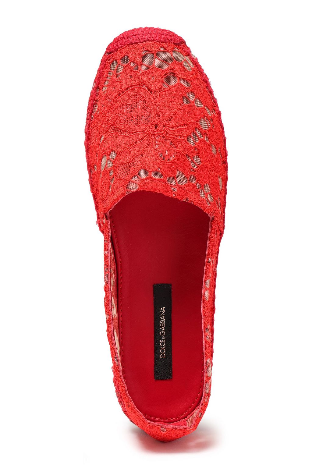 DOLCE&GABBANA Corded lace espadrilles