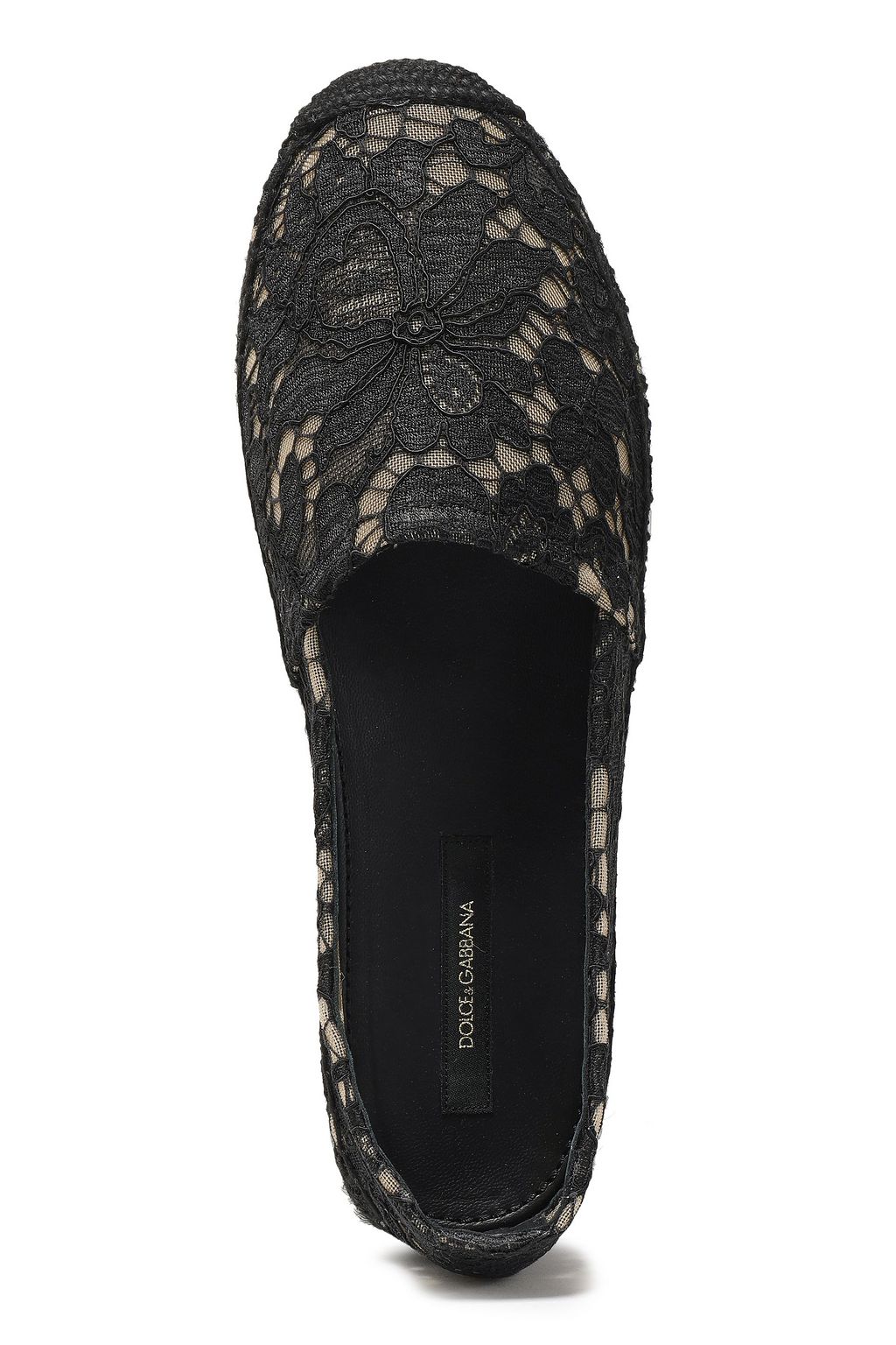 DOLCE&GABBANA Corded lace espadrilles