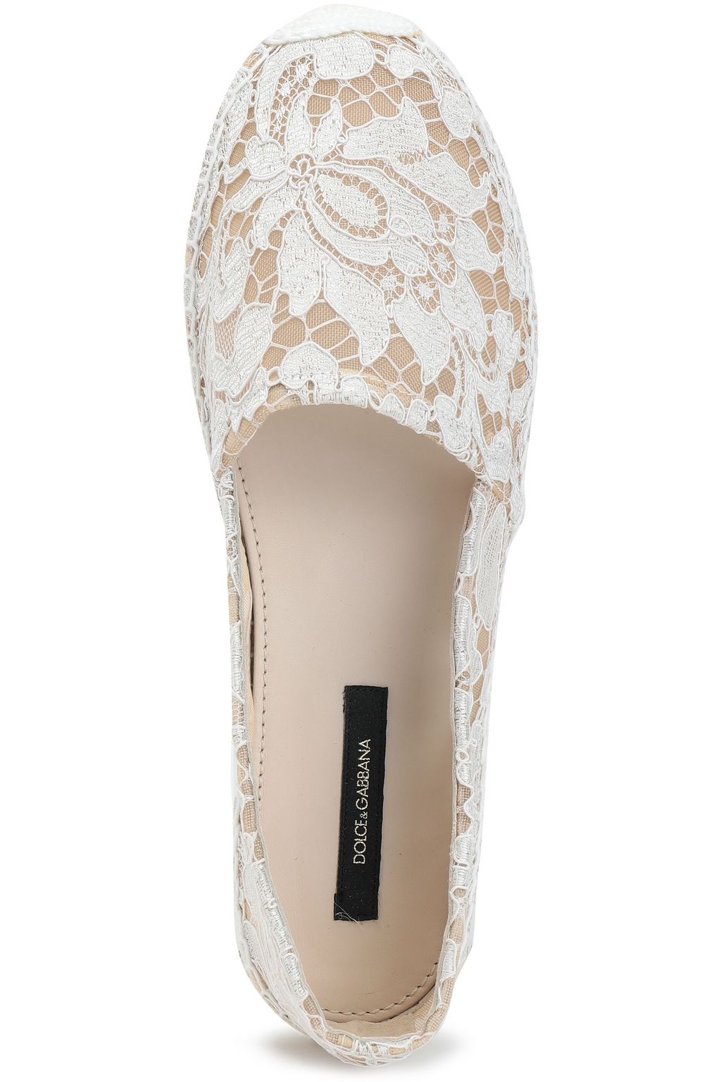 DOLCE&GABBANA Corded lace espadrilles