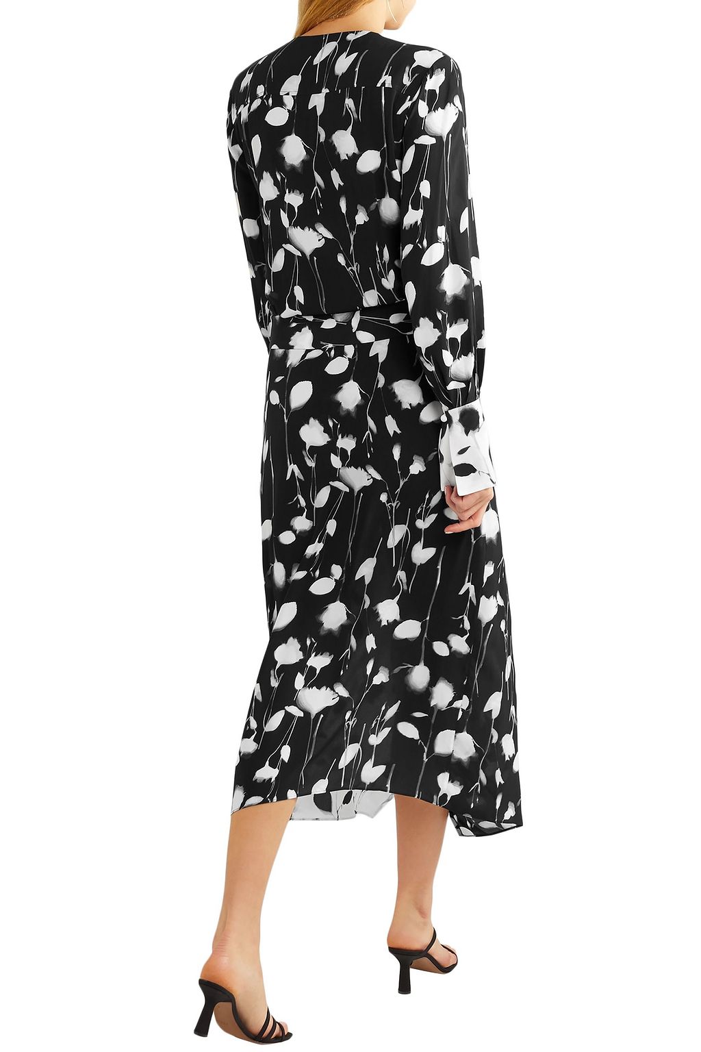 EQUIPMENT Neema wrap-effect printed crepe de chine midi dress