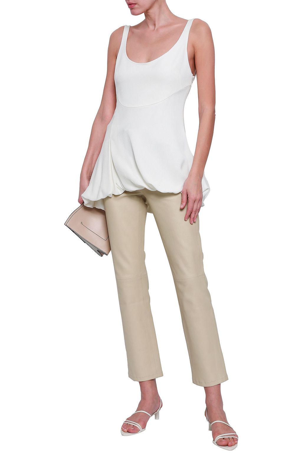 3.1 PHILLIP LIM Gathered crepe top