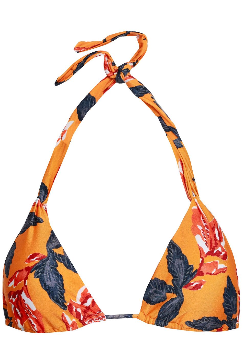 orange swimsuit top