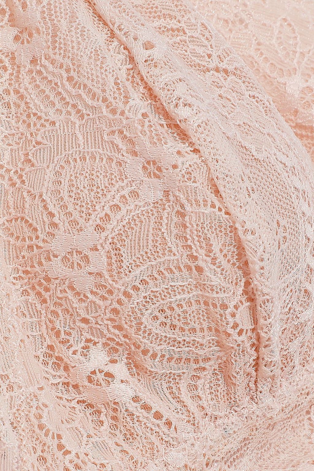 EBERJEY Emme Flirty satin-trimmed lace bralette