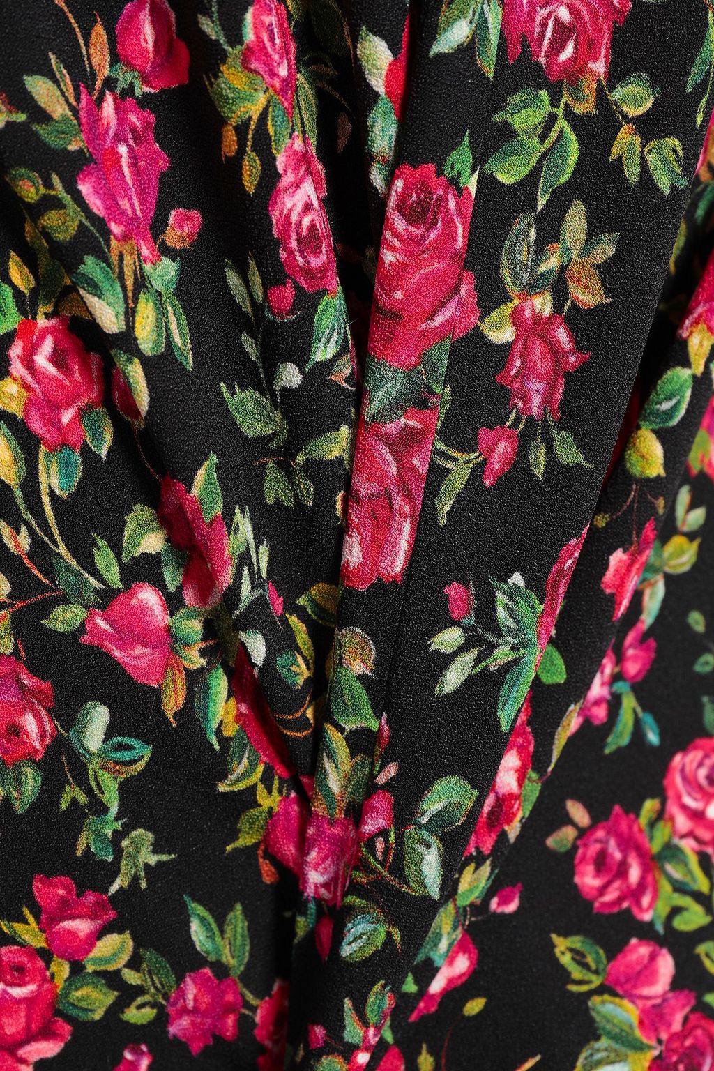 DOLCE&GABBANA Floral-print crepe dress