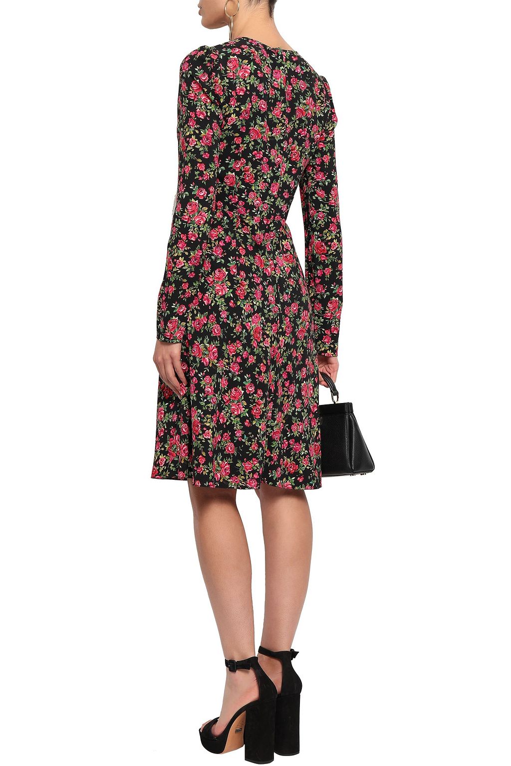 DOLCE&GABBANA Floral-print crepe dress