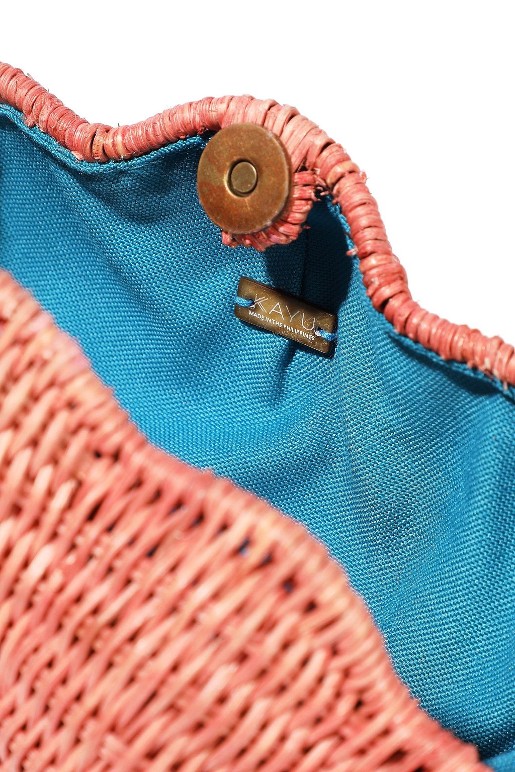 KAYU Jane wicker clutch