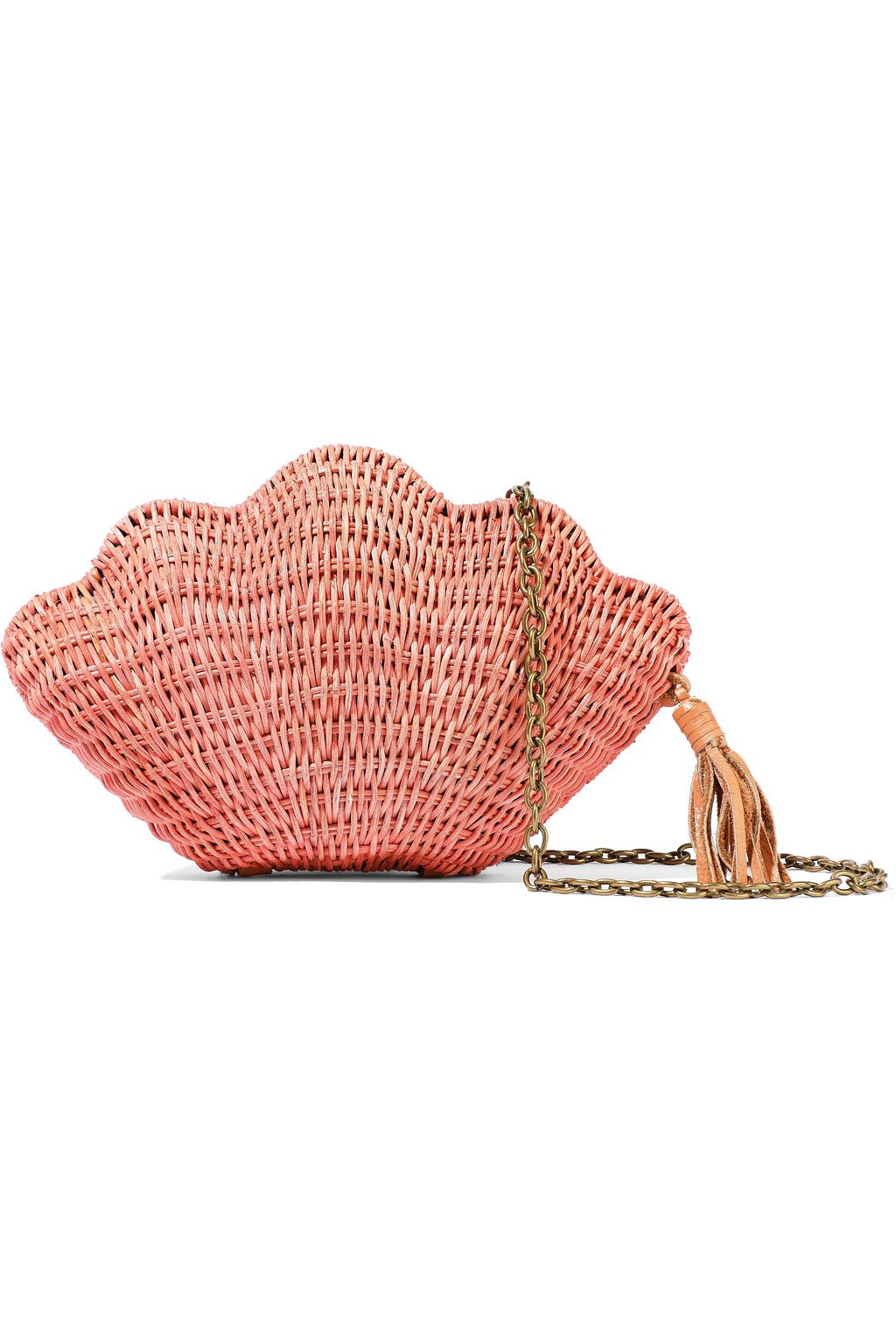 KAYU Jane wicker clutch