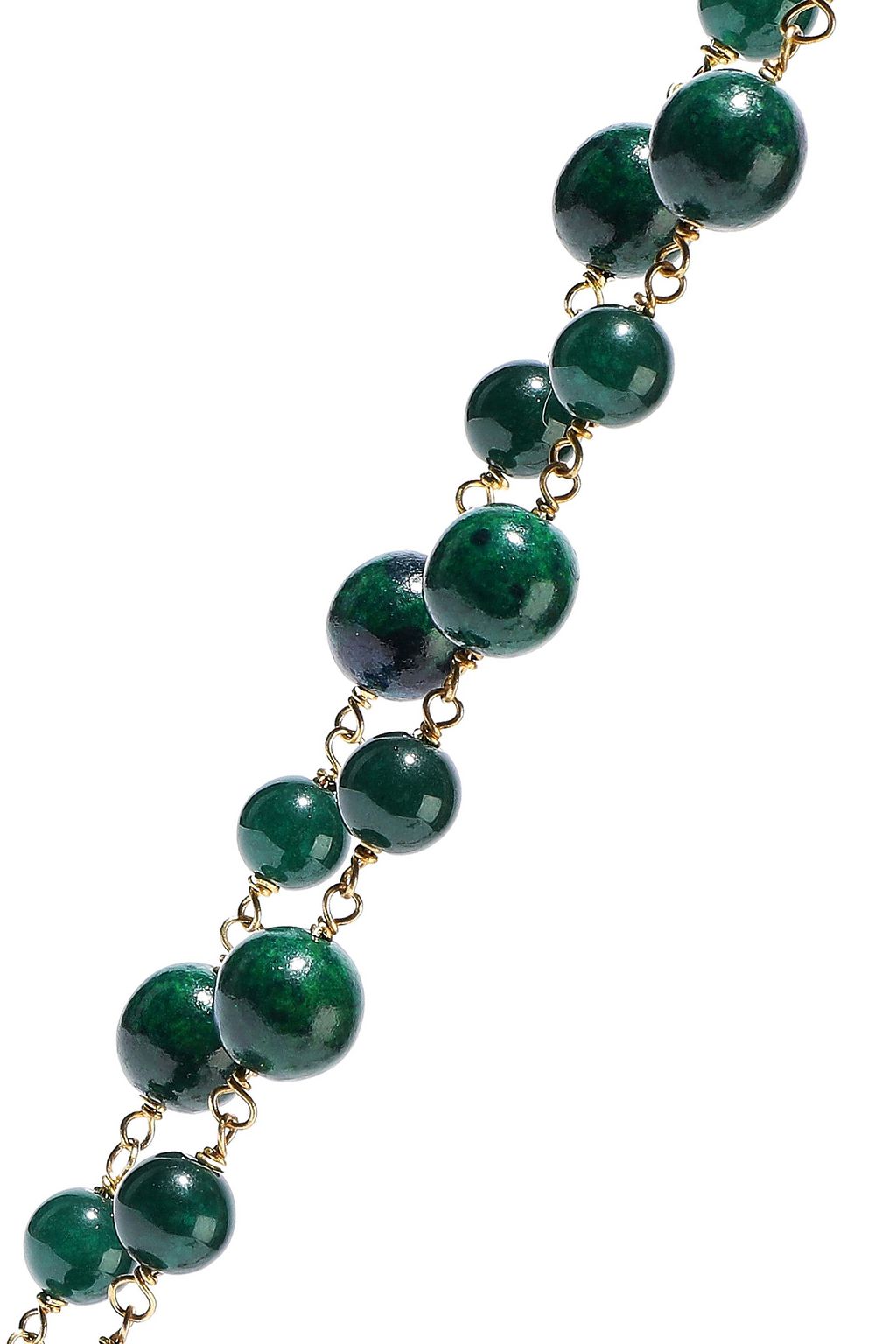 ROSANTICA Gold-tone bead and stone necklace