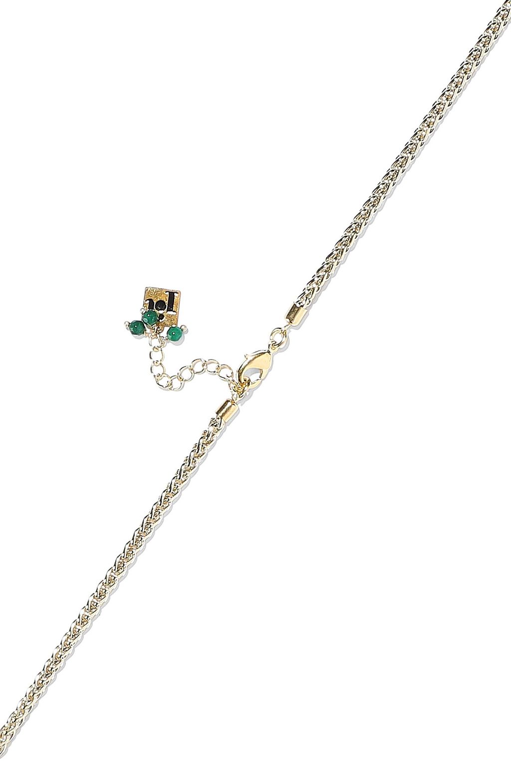 ROSANTICA Gold-tone bead and stone necklace