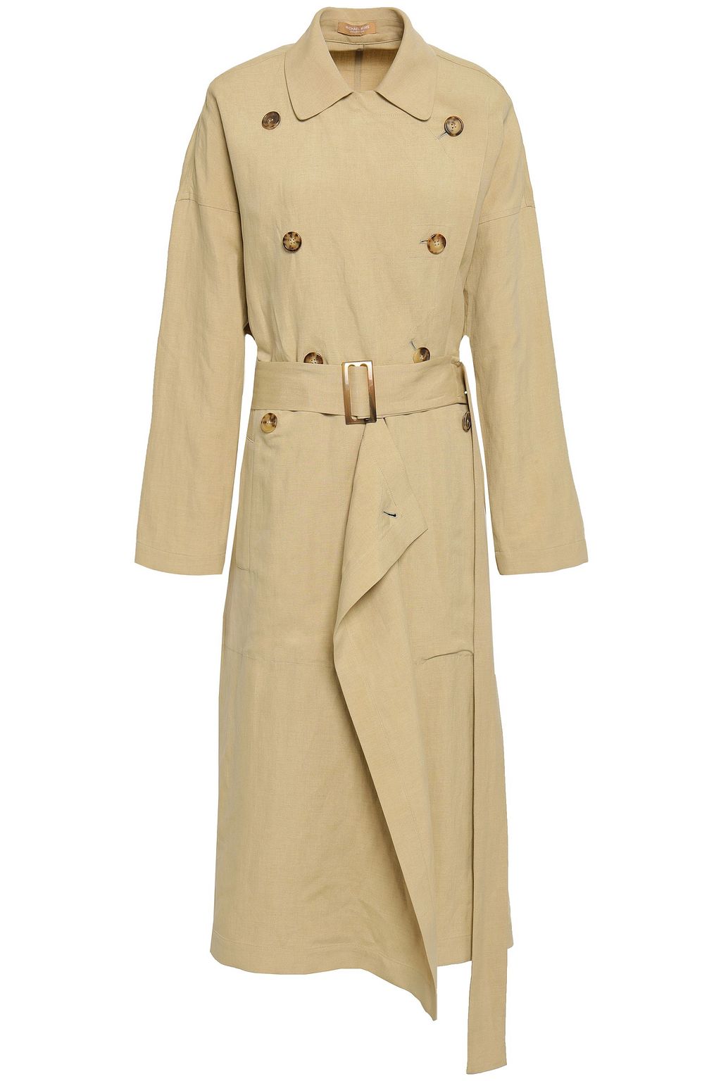 michael kors draped trench coat