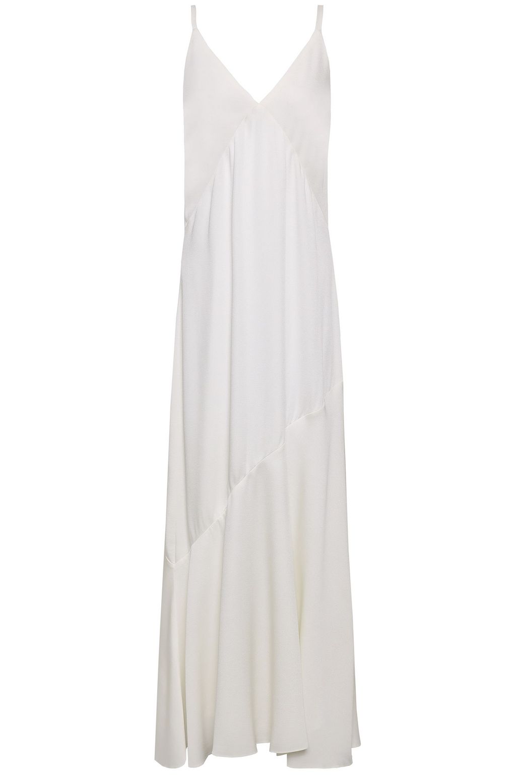 white maxi slip