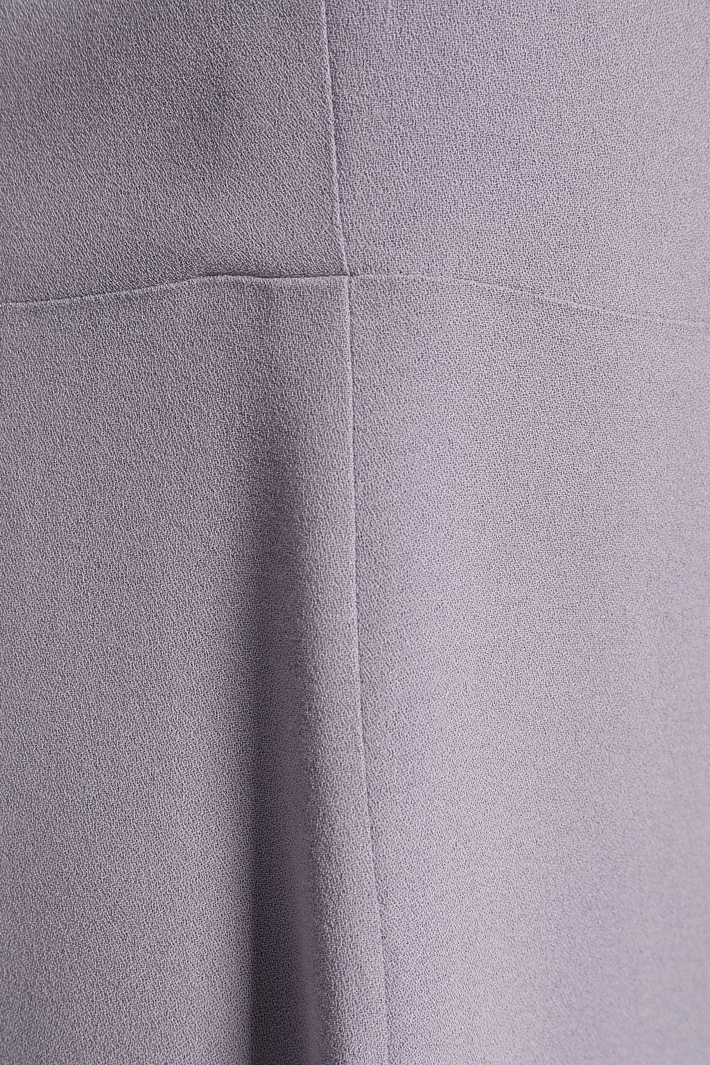 LES HÉROÏNES BY VANESSA COCCHIARO The Billie open-back bow-detailed washed-crepe mini dress