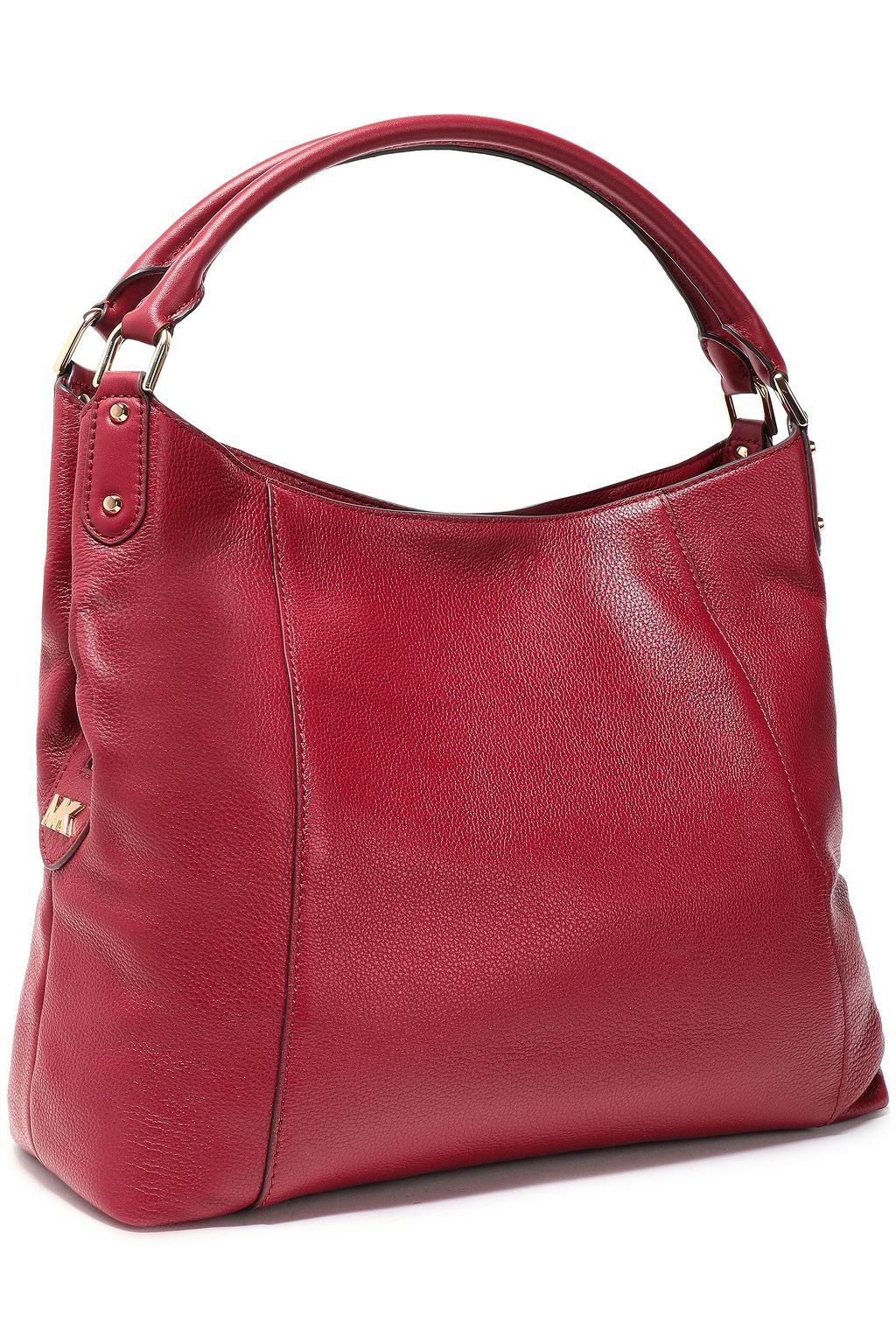 michael kors red hobo bag