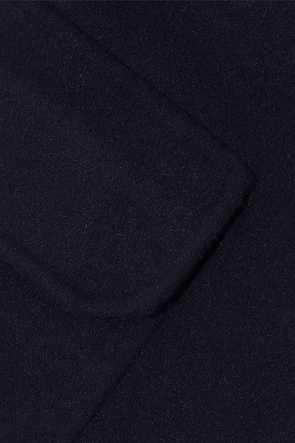 GOEN.J Wrap-effect wool and cashmere-blend felt midi dress