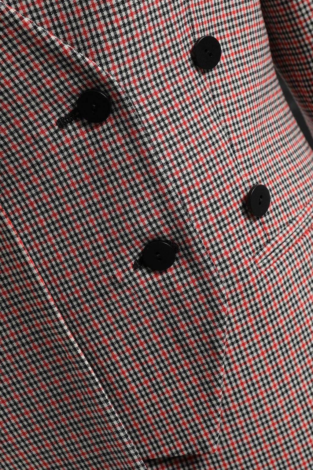 CEDRIC CHARLIER Checked virgin wool-blend blazer