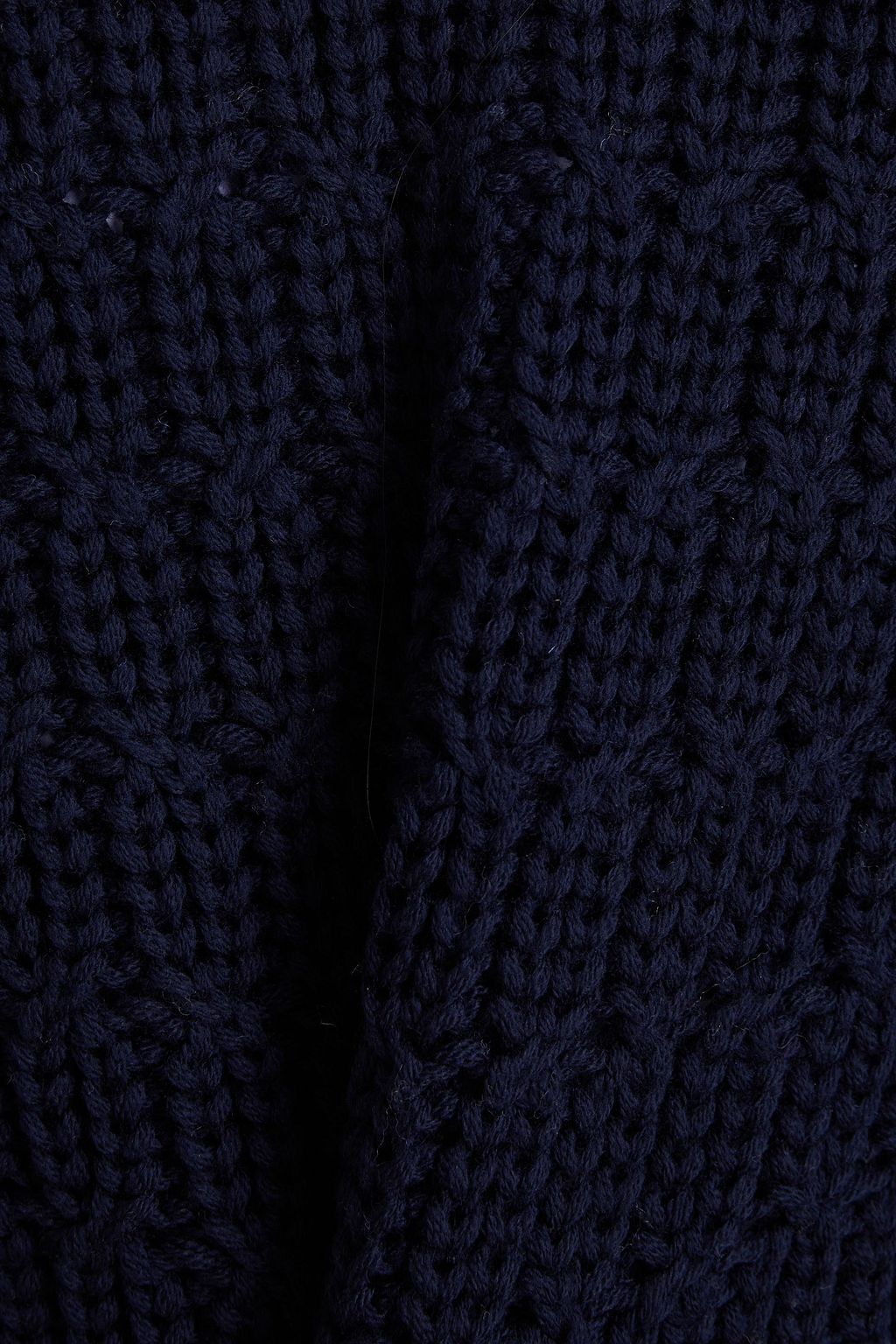 TOD'S Cable-knit merino wool turtleneck sweater