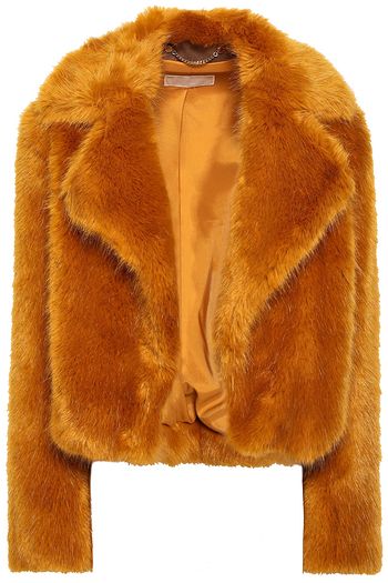 orange michael kors coat