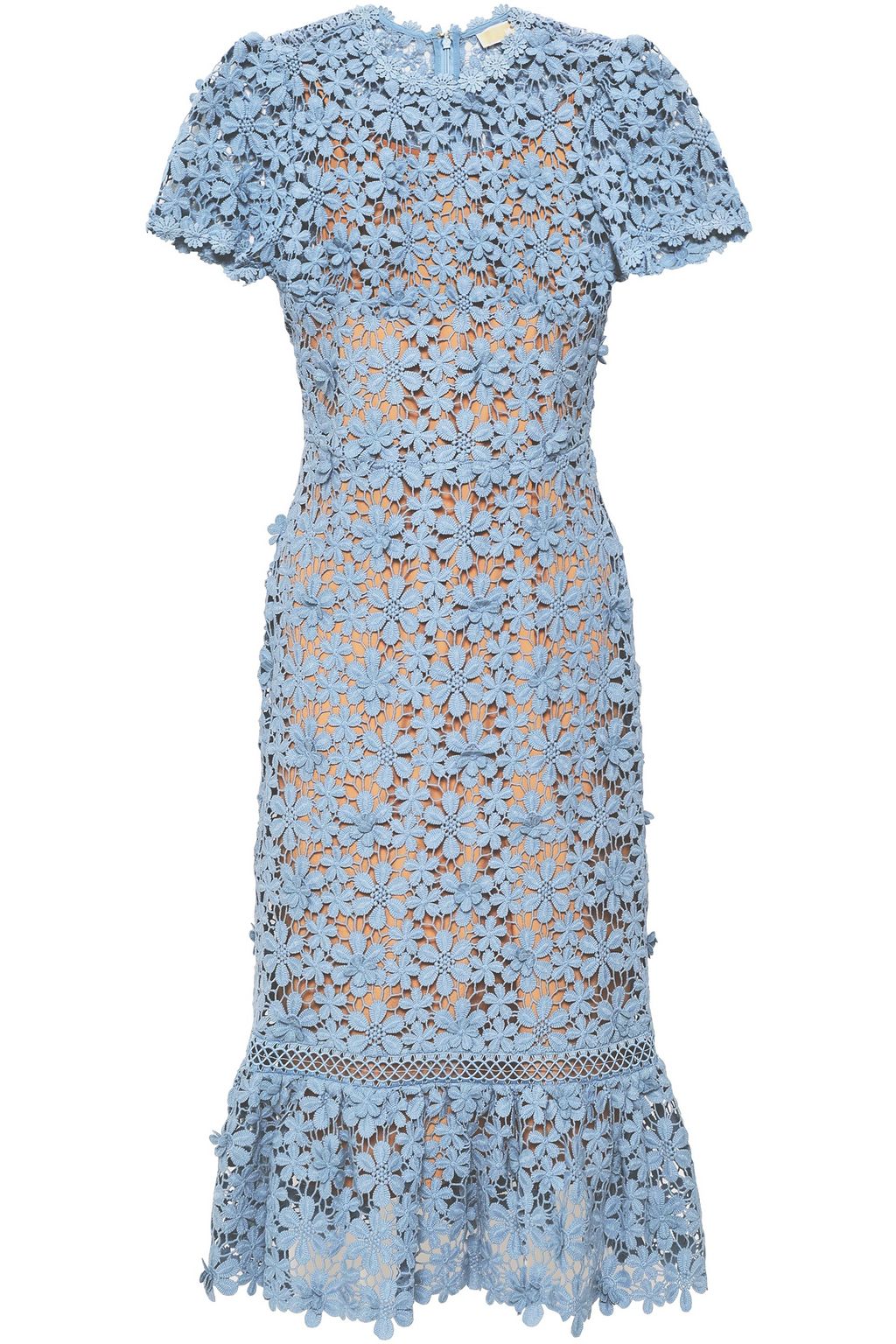 michael kors blue floral dress