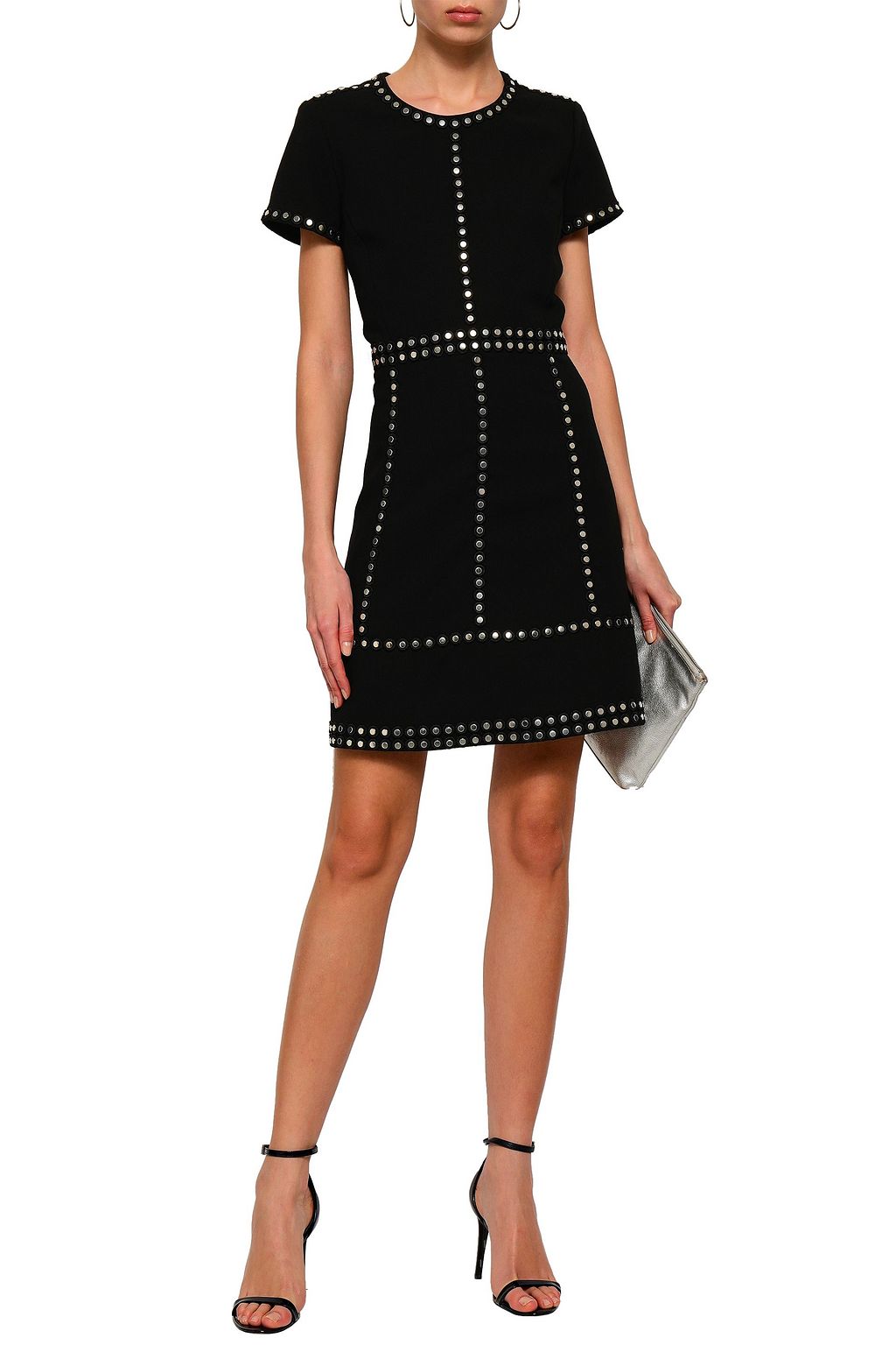 michael kors studded stretch knit dress