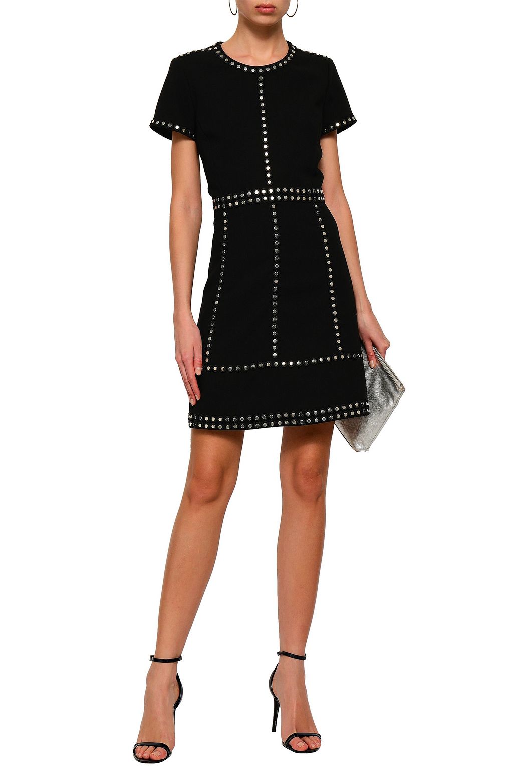 michael kors studded crepe dress