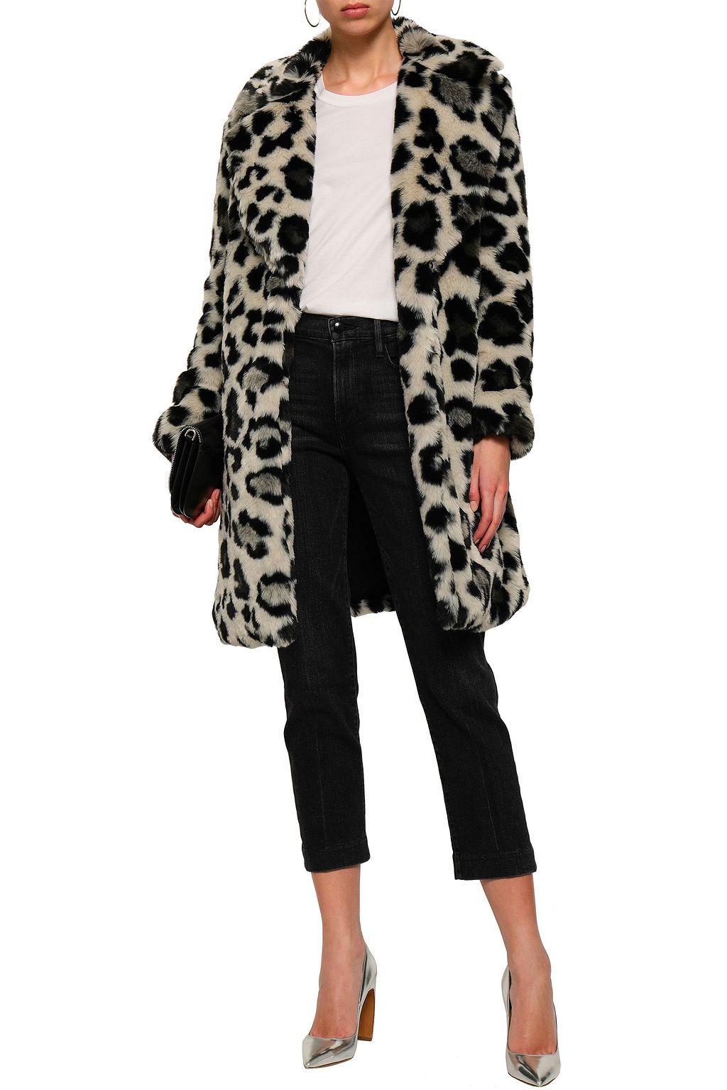 michael kors animal print coat